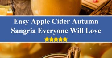 Apple Cider Autumn Sangria