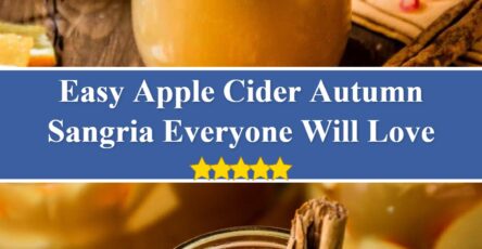 Apple Cider Autumn Sangria