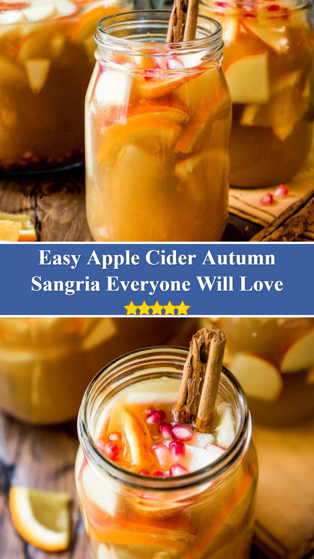 Apple Cider Autumn Sangria