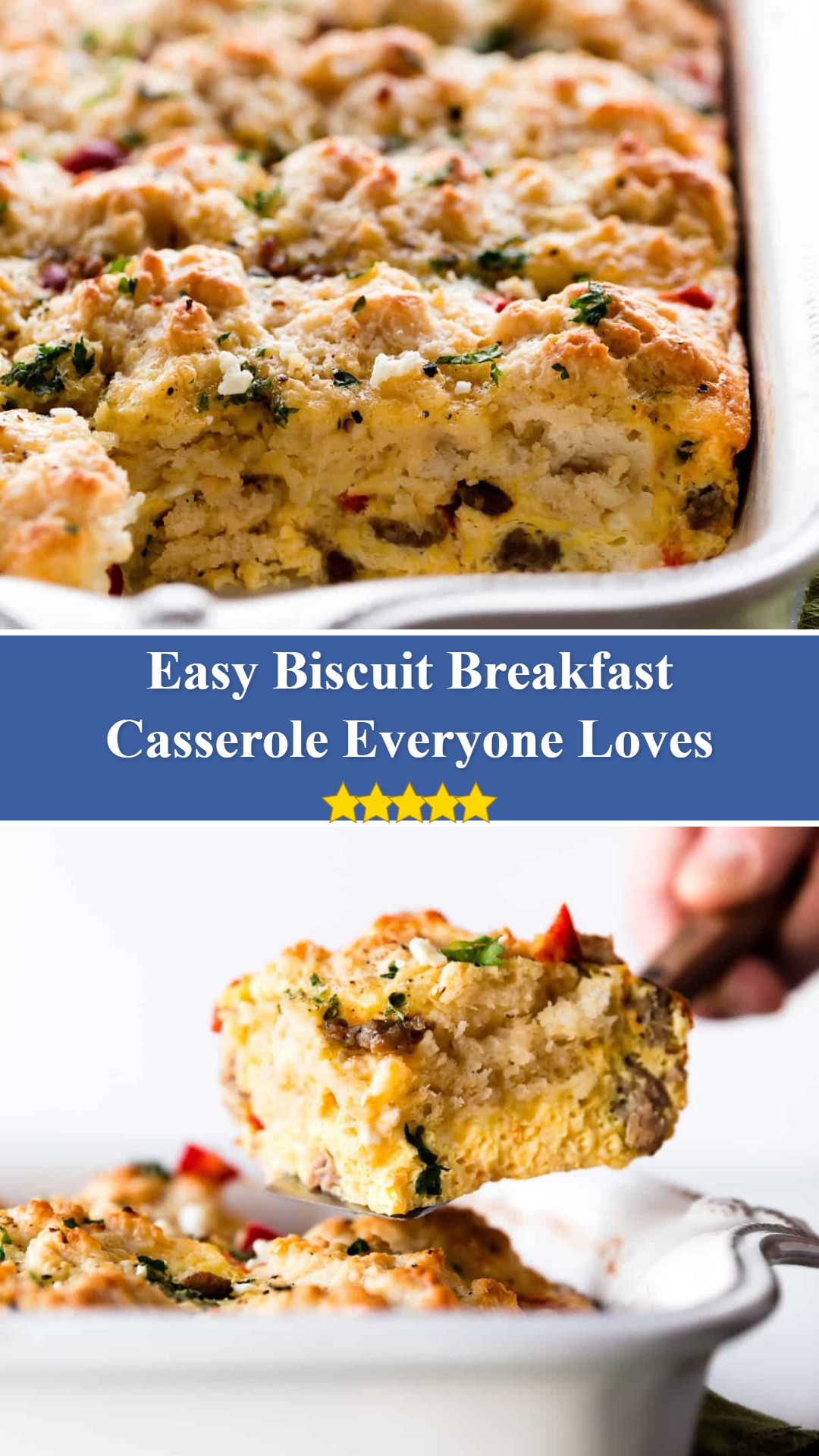 Biscuit Breakfast Casserole