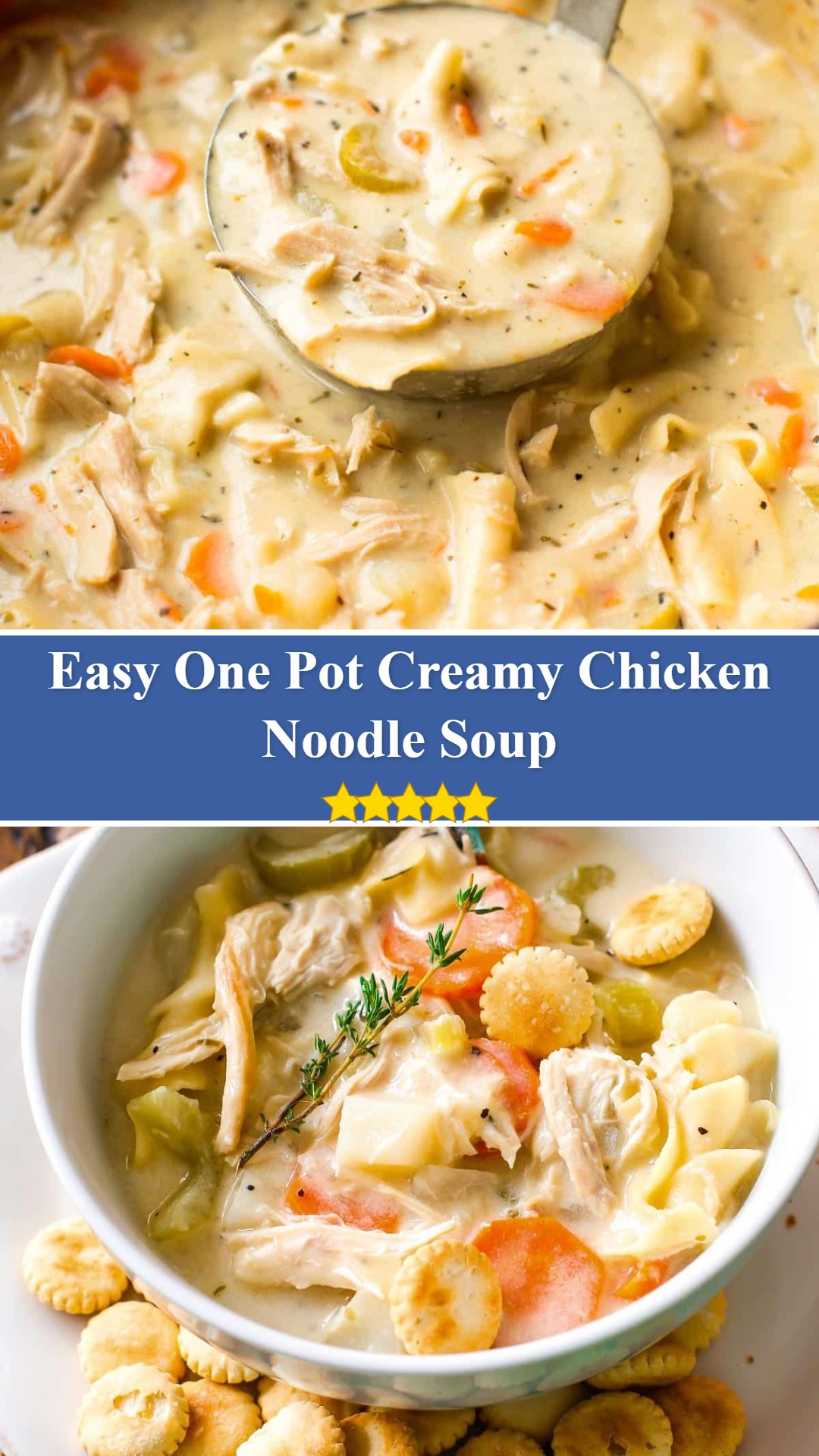 Creamy Chicken Noodle Soup