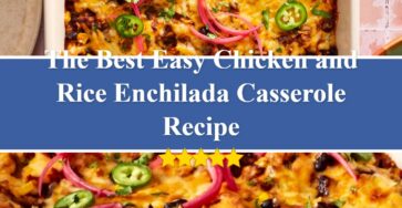 Easy Chicken and Rice Enchilada Casserole