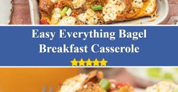 Everything Bagel Breakfast Casserole