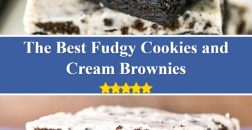 Fudgy Cookies and Cream Brownies