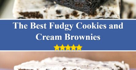 Fudgy Cookies and Cream Brownies
