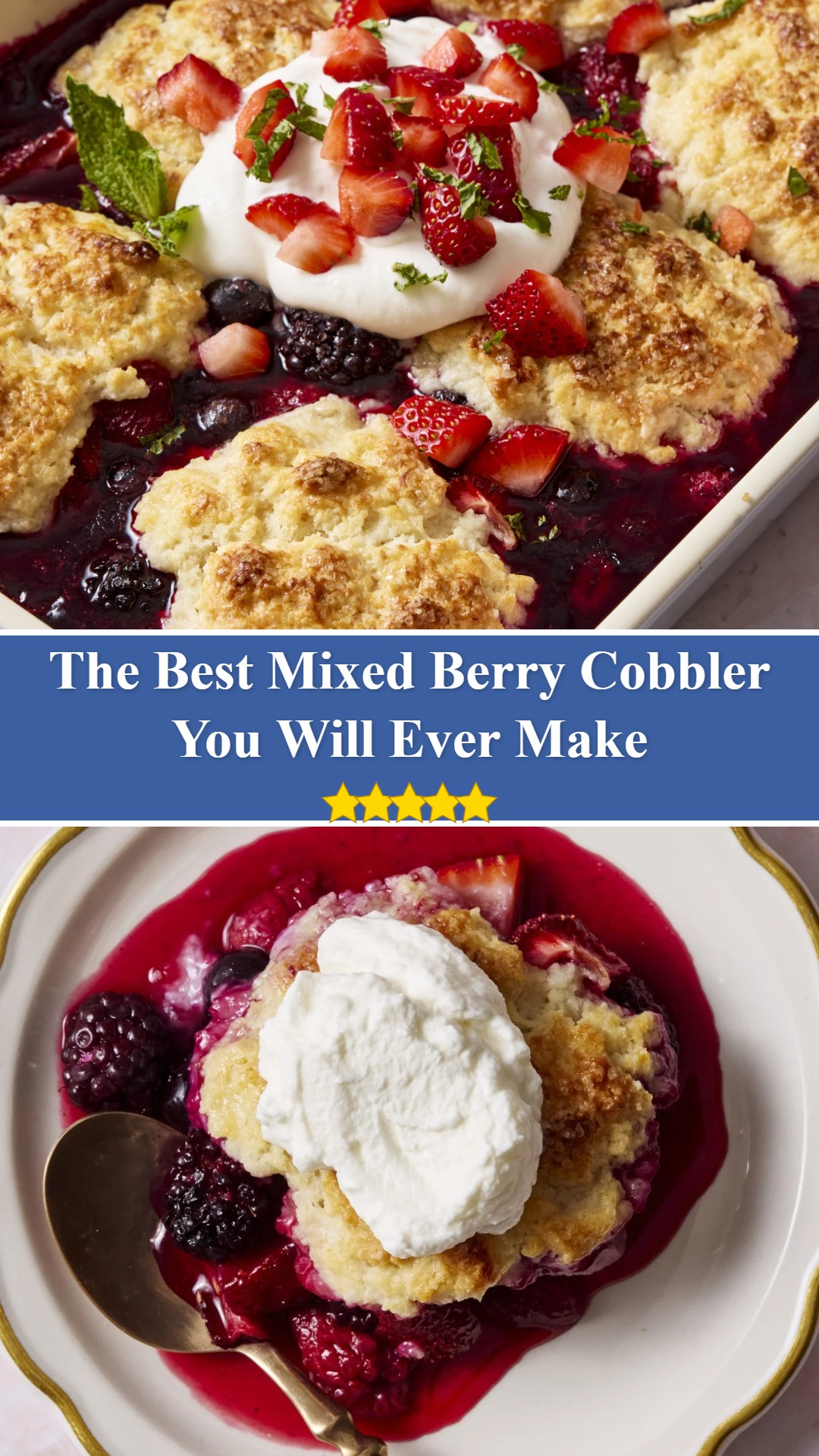 Mixed Berry Cobbler