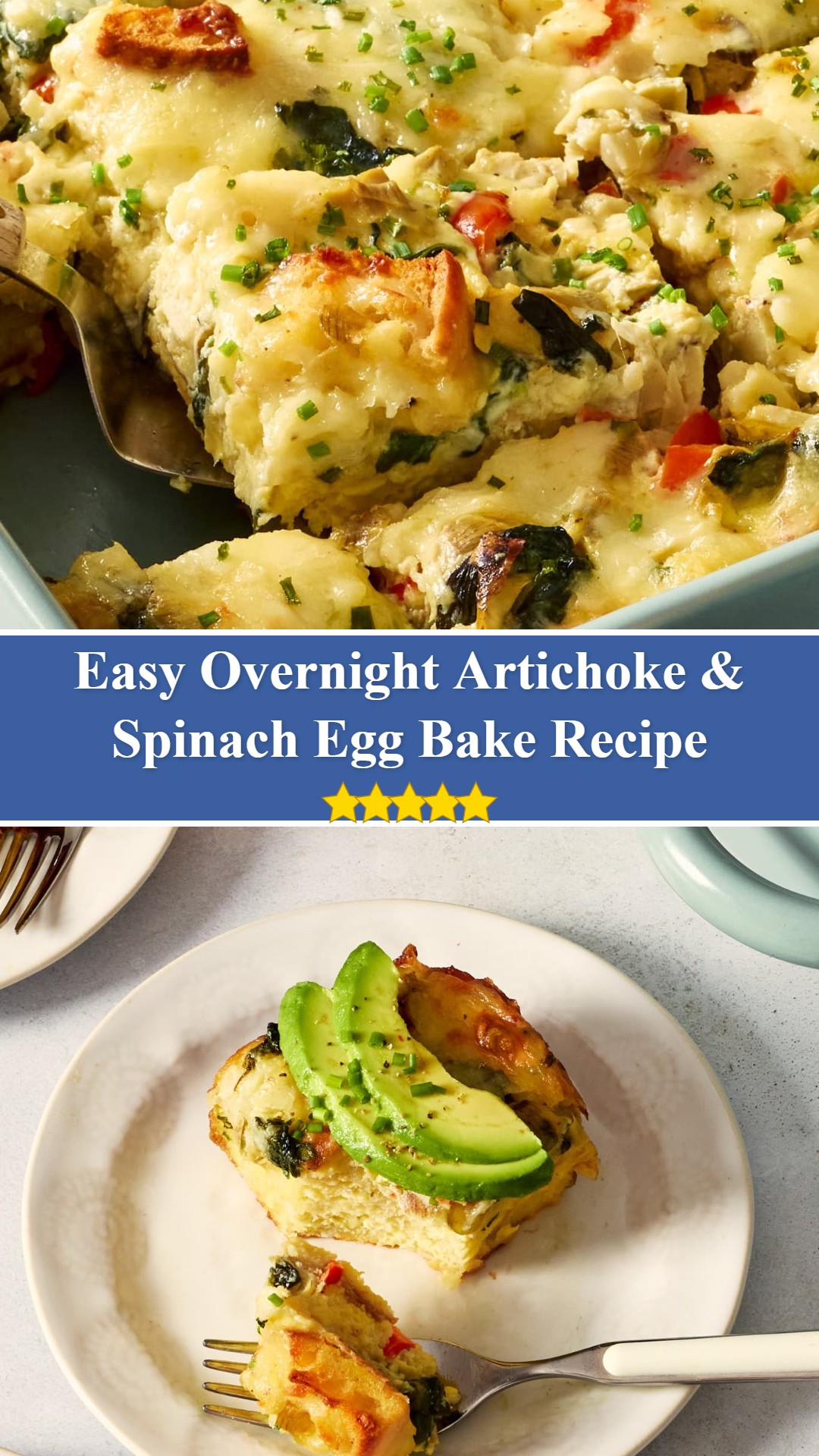 Overnight Artichoke & Spinach Egg Bake
