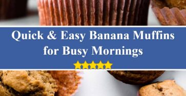 Quick & Easy Banana Muffins