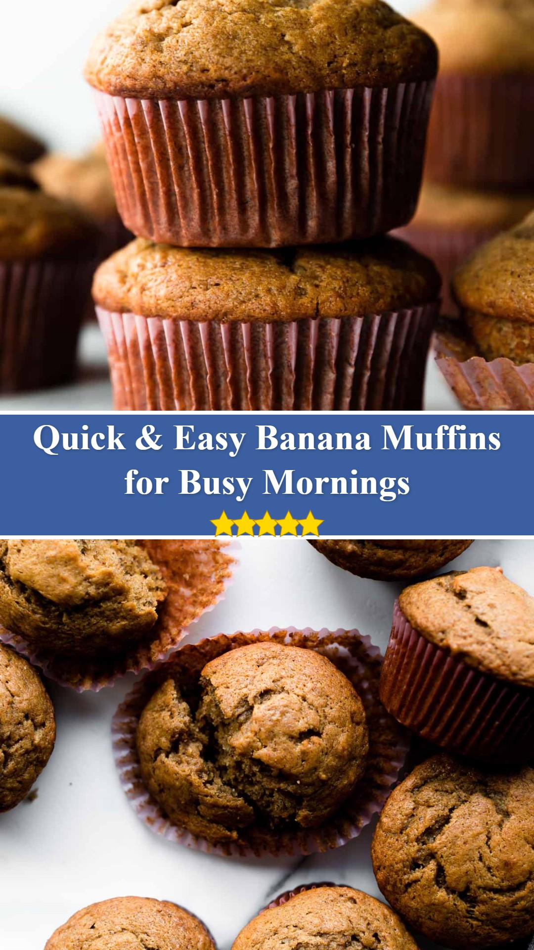 Quick & Easy Banana Muffins