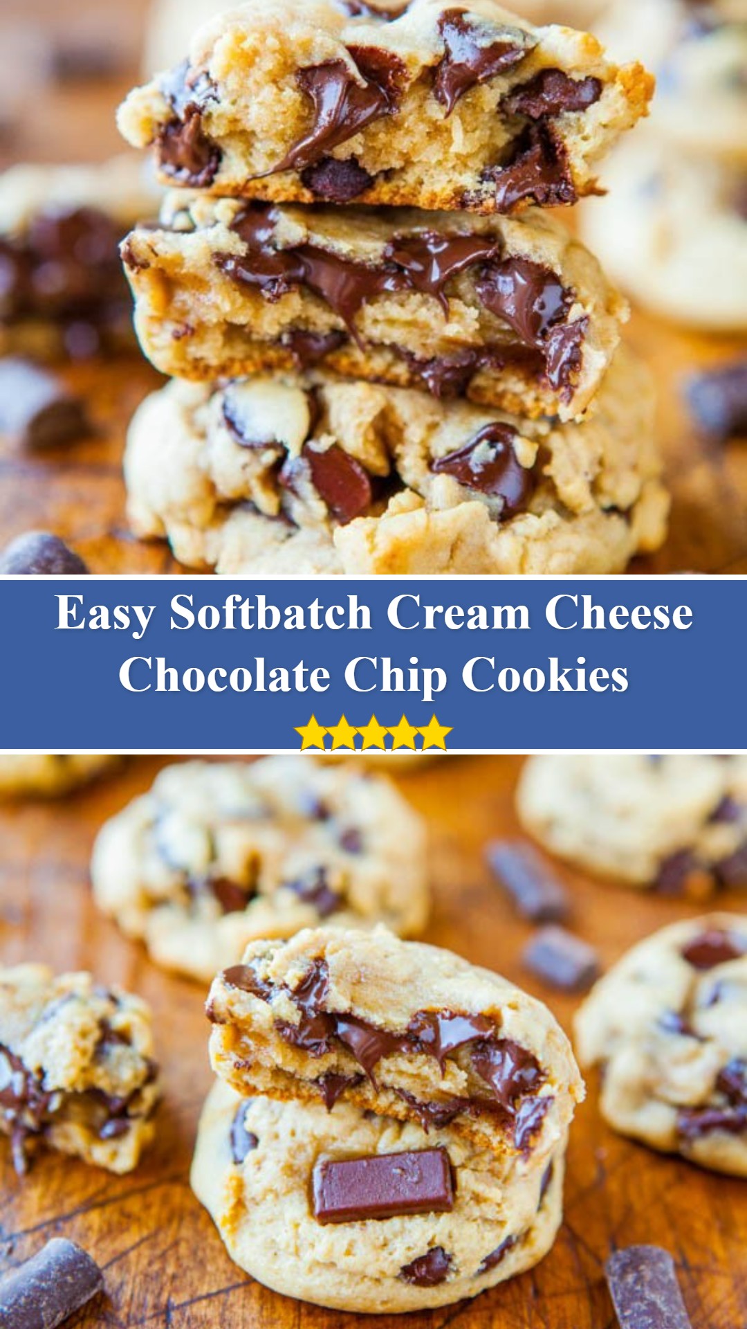 Softbatch Cream Cheese Chocolate Chip Cookies
