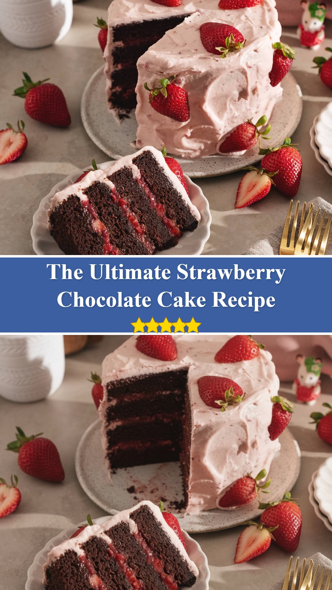 Strawberry Chocolate Cake