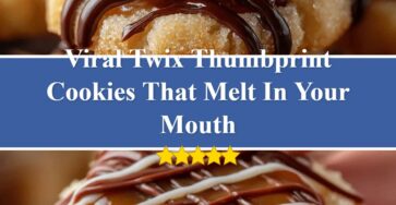 Twix Thumbprint Cookies