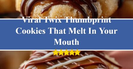 Twix Thumbprint Cookies